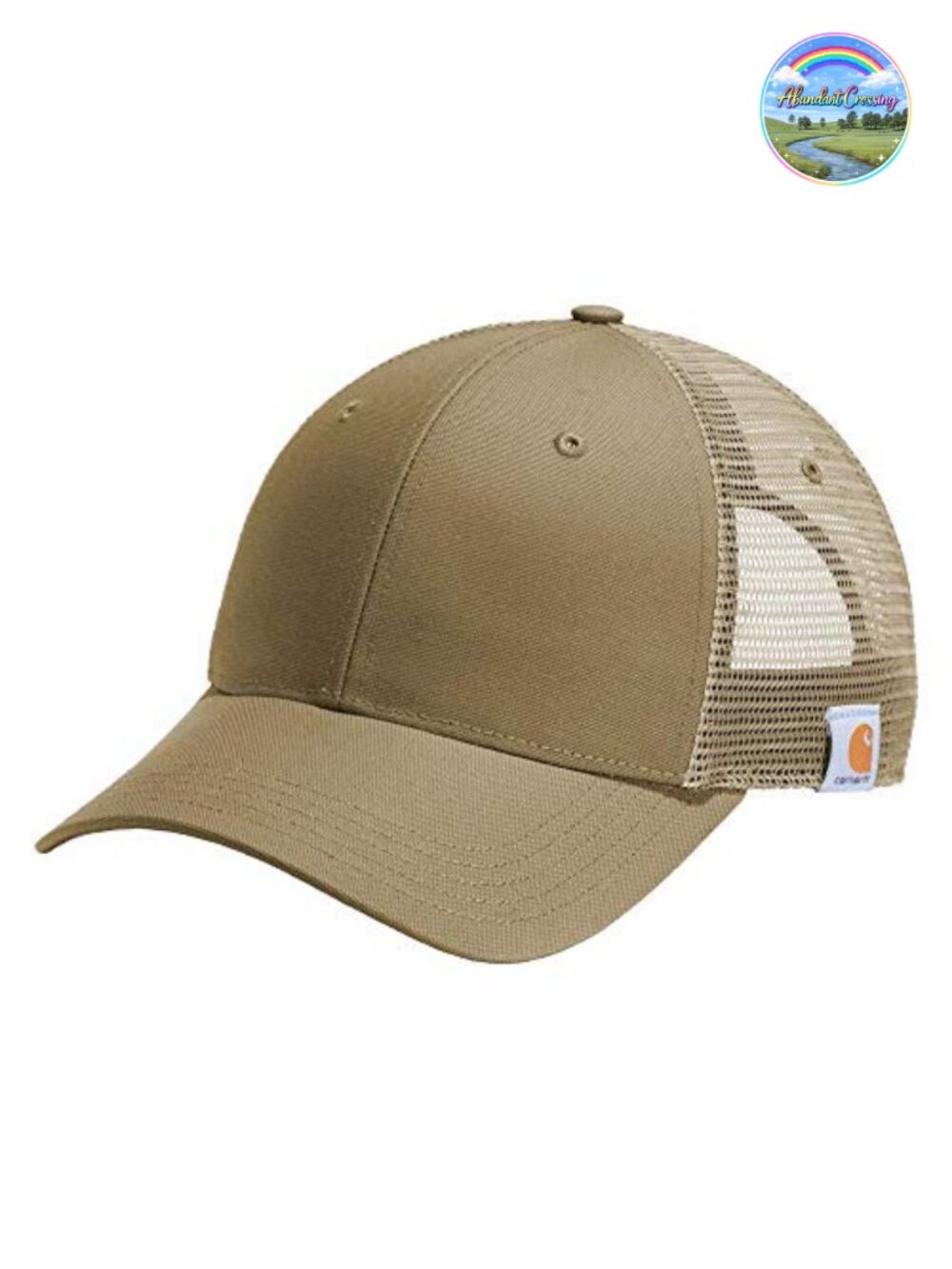 Rugged Professional Series Canvas Mesh-Back Cap Baseball Adjustable